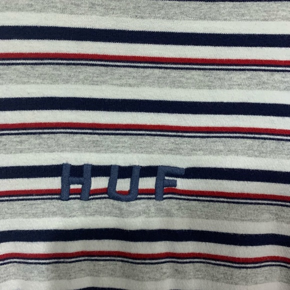 Huf stripe t shirt - Picture 2 of 4